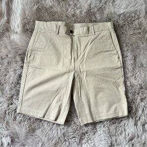 Reiss Cream Flat Front Men's Shorts
